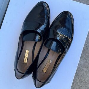 Louise et Cie Shiny Black Loafers